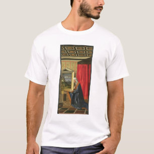 T-shirt Virgem Maria, do diptych do aviso (óleo sobre