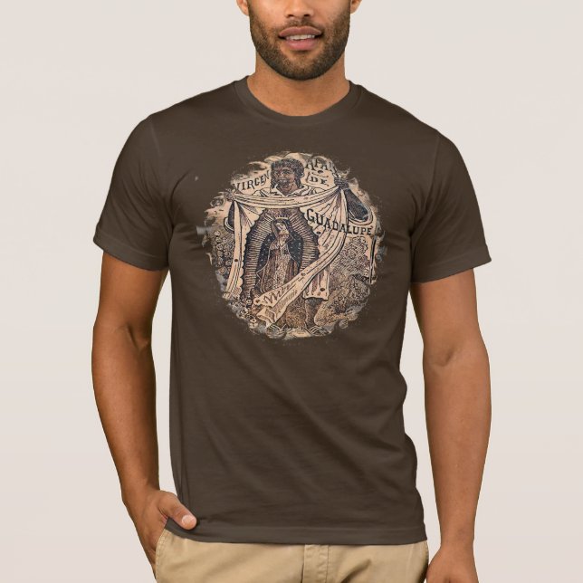 T-shirt Virgen de Guadalupe (com Juan Diego) (Frente)