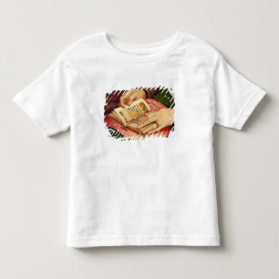 T-shirt Virgin e criança com santos