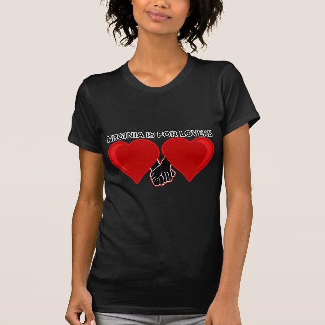 T-shirt Virgínia é para amantes (Frente)