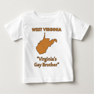 T-shirt Virgínia Ocidental - O Irmão Gay da Virgínia