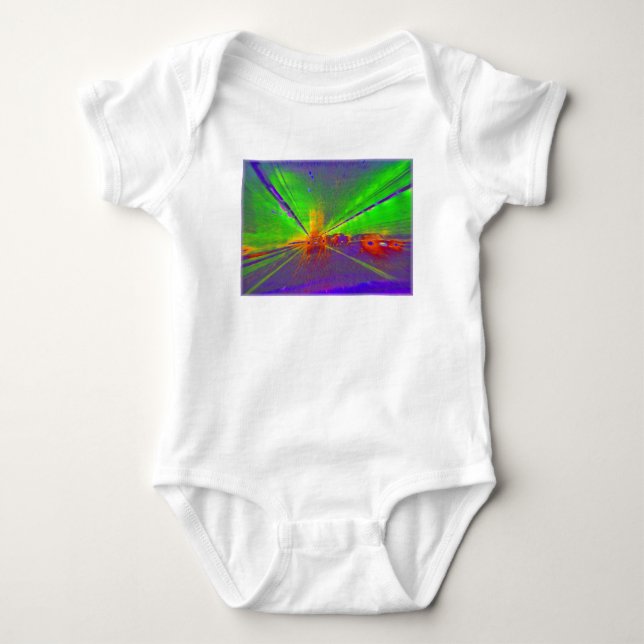 T-shirt visão de túnel com café (Frente)