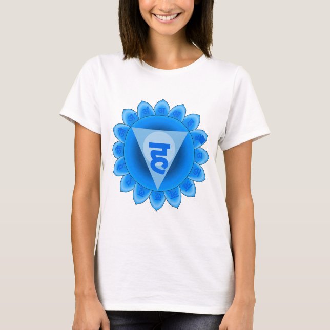 T-shirt Vishuddha a garganta Chakra (Frente)