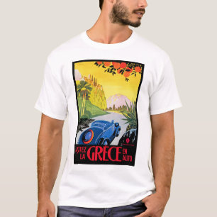 T-shirt Visitez La Grece en Auto