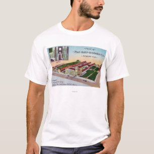 T-shirt Vista aérea da incubadora Co Bldg do Dever-Portal