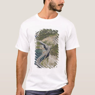 T-shirt Vista aérea da Sea Cliff Bridge perto de Wollongon