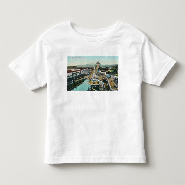 T-shirt Vista aérea das rampas (Frente)