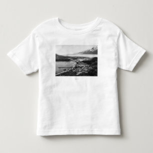 T-shirt Vista aérea de Haines, lugar de Alaska de