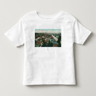 T-shirt Vista aérea do CityVallejo, CA