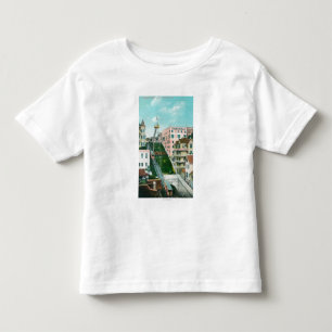 T-shirt Vista aérea do trole do vôo dos anjos