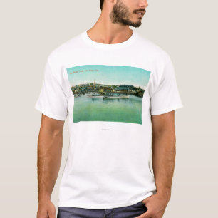 T-shirt Vista da água FrontSan Diego, CA