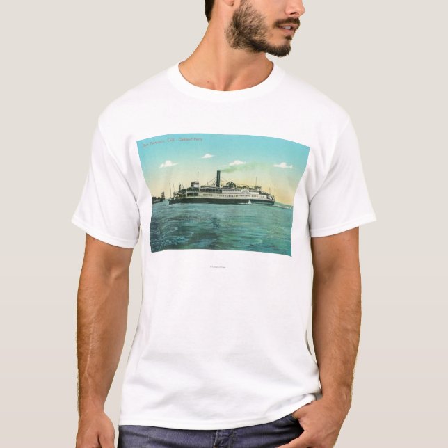 T-shirt Vista da balsa de Oakland (Frente)