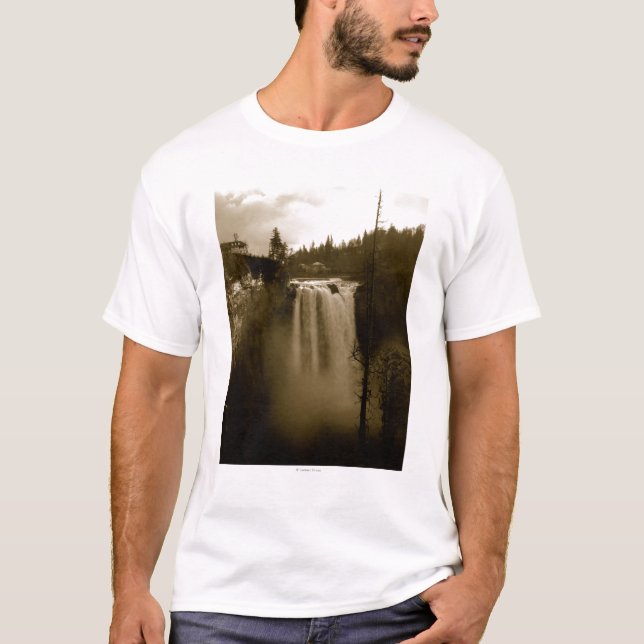 T-shirt Vista da cachoeira (Frente)