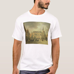 T-shirt Vista da câmara municipal no mercado de Haar