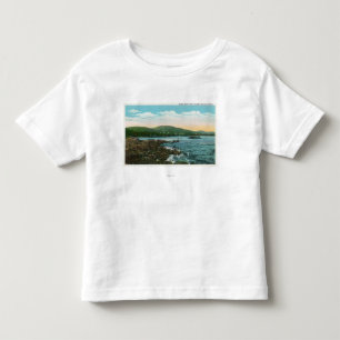 T-shirt Vista da costa perto do porto de Camden