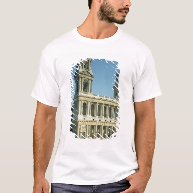 T-shirt Vista da fachada da igreja de (Frente)
