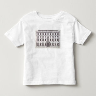 T-shirt Vista da fachada de Palazzo Marchese, Roma, desi