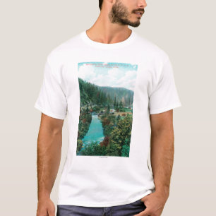 T-shirt Vista da garganta do Rio Sacramento no SP