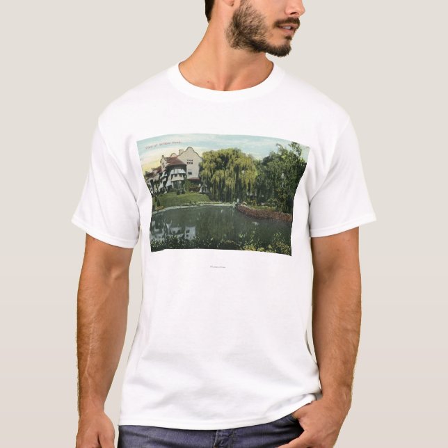 T-shirt Vista da lagoa do salgueiro (Frente)