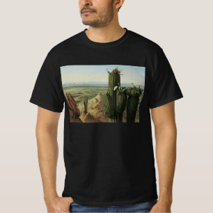 T-shirt Vista da Montanha Maricopa perto do Rio Gila por P