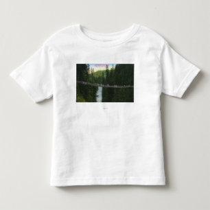 T-shirt Vista da ponte de suspensão de Capilano
