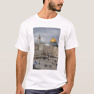 T-shirt Vista da praça do Muro das Lamentações, final da t
