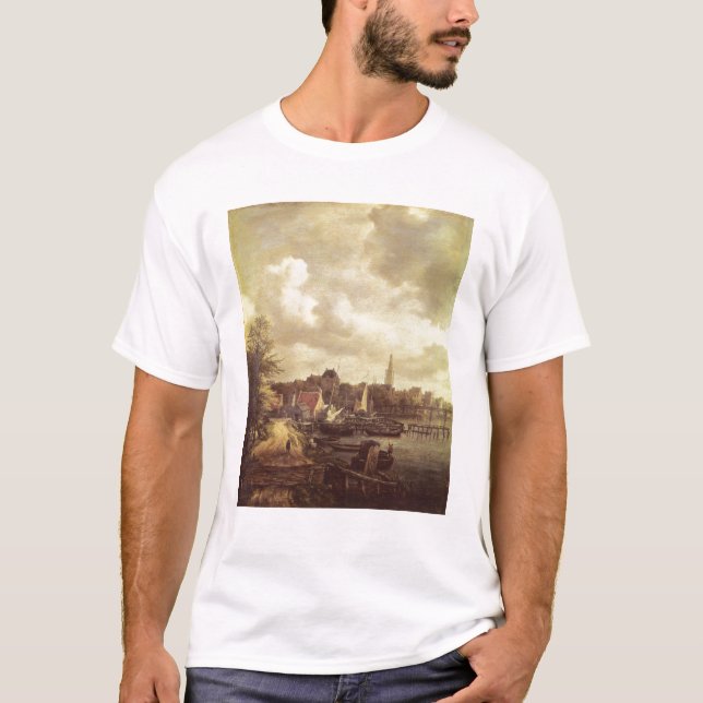 T-shirt Vista de Amsterdão (Frente)