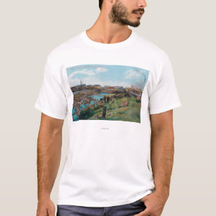 T-shirt Vista de Chena Slough da cidade