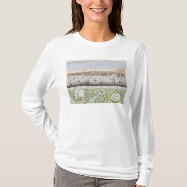 T-shirt Vista de Lisboa, 1755 (Frente)
