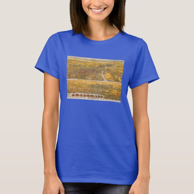T-shirt Vista De Los Angeles, 1894 (Frente)