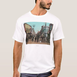 T-shirt Vista de StreetNome dianteiro, AK