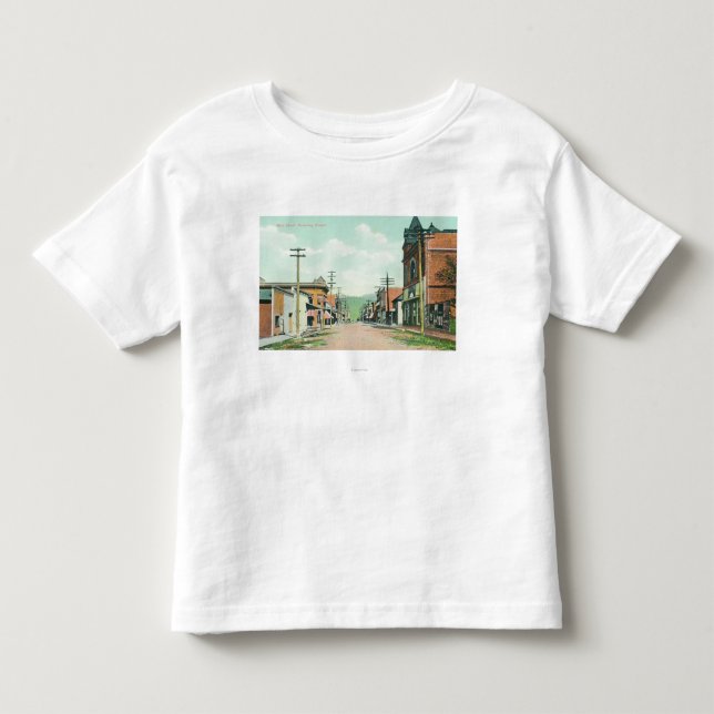 T-shirt Vista de StreetRoseburg principal, OU (Frente)