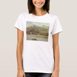 T-shirt Vista de Vico Estense de Sorrento que olha para