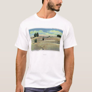 T-shirt Vista do deserto de Maine