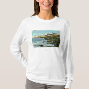 T-shirt Vista do farol de Pemaquid