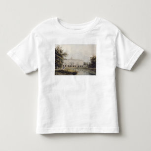 T-shirt Vista do palácio de Strelna perto de St Petersbur