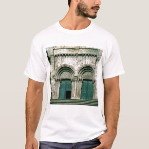 T-shirt Vista do portal sul c.1100-04 do transept