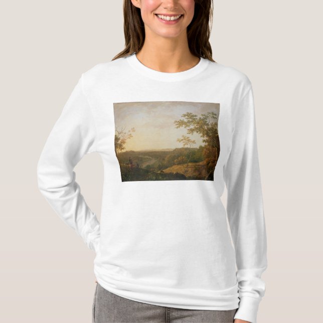 T-shirt Vista do rio Dee, c.1761 (Frente)