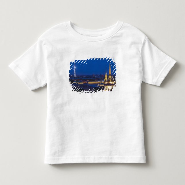T-shirt Vista elevada da Torre de Televisão (Frente)