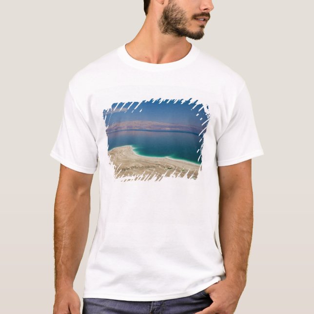 T-shirt Vista elevada do Mar Morto (Frente)