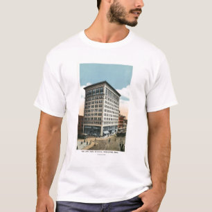 T-shirt Vista exterior da construção nova do parque
