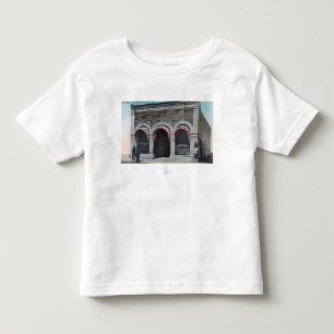 T-shirt Vista exterior da estação de correios de St Hele