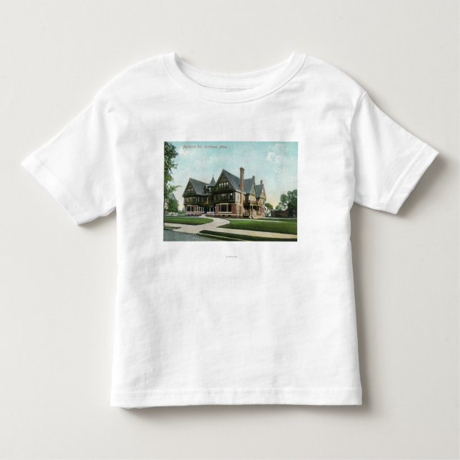 T-shirt Vista exterior do Fairhaven dentro (Frente)