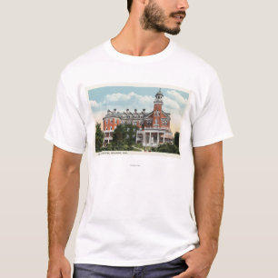 T-shirt Vista exterior do hospital do St. Vincent