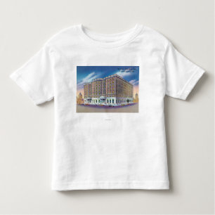T-shirt Vista exterior do hotel de Sheraton em Copley