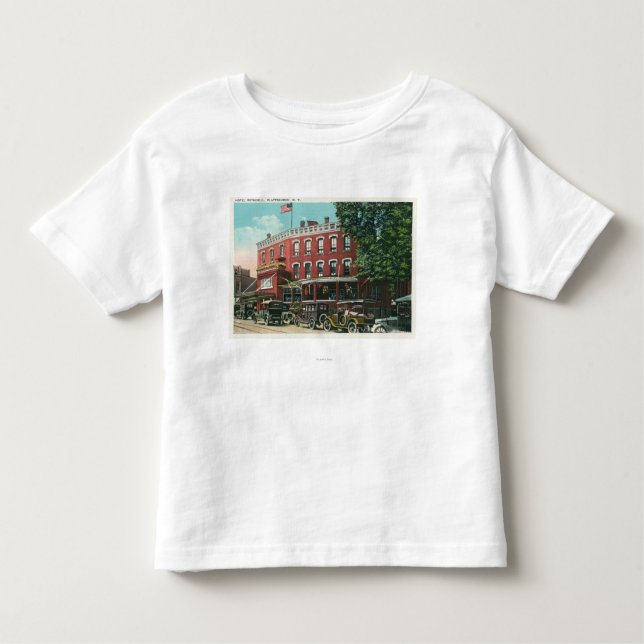 T-shirt Vista exterior do hotel Witherill (Frente)