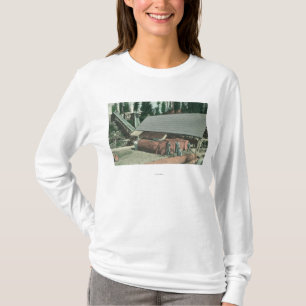 T-shirt Vista exterior do MillRedding de Benton, CA