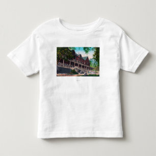 T-shirt Vista exterior do portal do EL do hotel