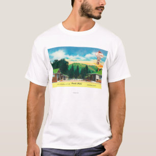 T-shirt Vista exterior do Rambi MotelLakehead, CA