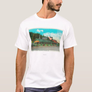 T-shirt Vista exterior do restaurante do CHURRASCO da